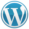 Blue WordPress Logo